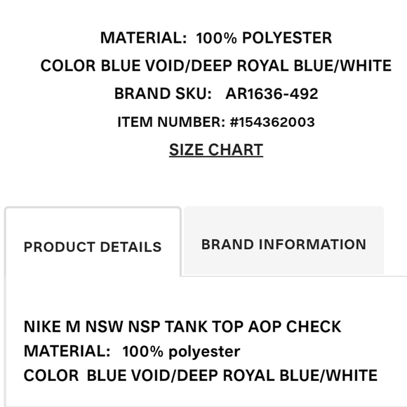 NWT Men's Nike NSW Loose-fit Tank Top - Picture 5 of 5